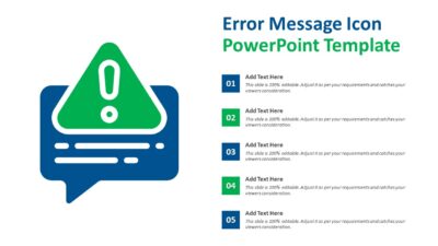 Error Message Icon PowerPoint Template