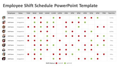 Employee Shift Schedule PowerPoint Template