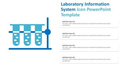 Laboratory Information System Icon PowerPoint Template