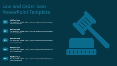 Law and Order Icon PowerPoint Template