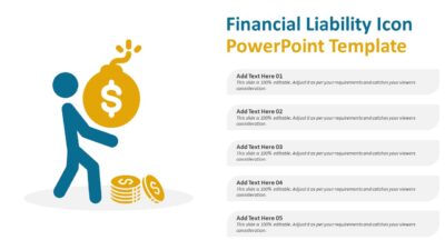 Financial Liability Icon PowerPoint Template