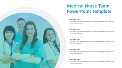 Medical Nurse Team PowerPoint Template
