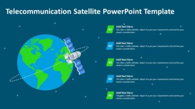 Telecommunication Satellite PowerPoint Template