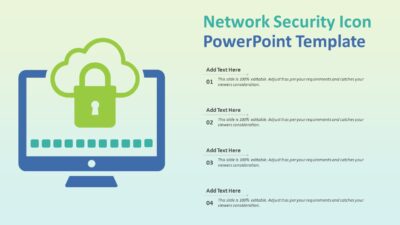 Network Security Icon PowerPoint Template