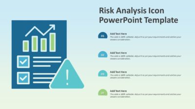Risk Analysis Icon PowerPoint Template