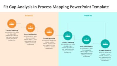 Fit Gap Analysis In Process Mapping PowerPoint Template