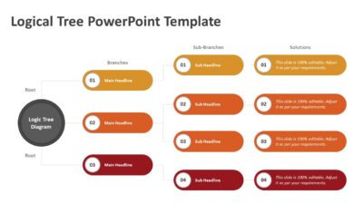 Logical Tree PowerPoint Template