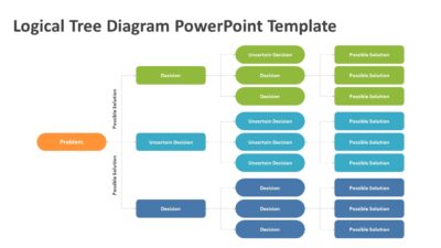 Logical Tree Diagram PowerPoint Template