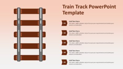 Train Track PowerPoint Template