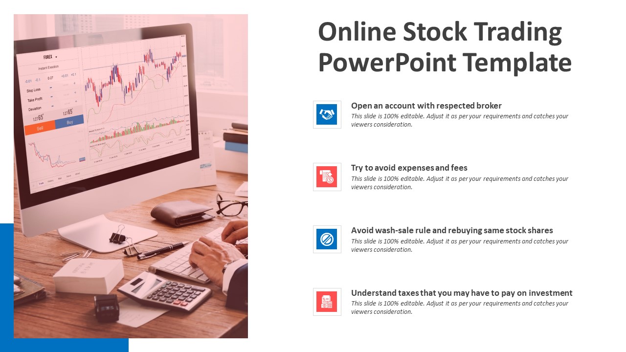 Online Stock Trading Powerpoint Template Ppt Templates