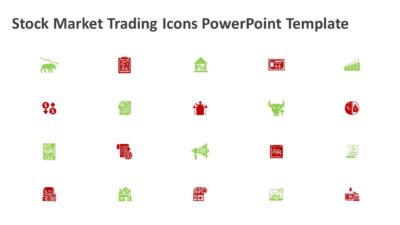 Stock Market Trading Icons PowerPoint Template
