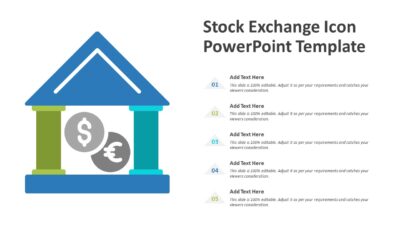 Stock Exchange Icon PowerPoint Template
