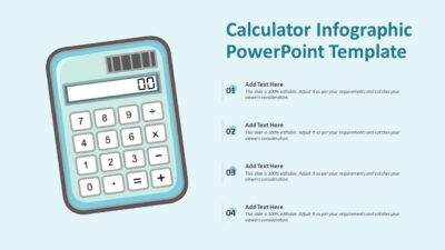 Calculator Infographic PowerPoint Template