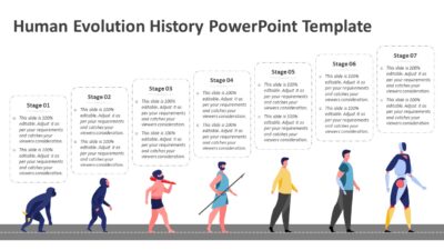 Human Evolution History PowerPoint Template