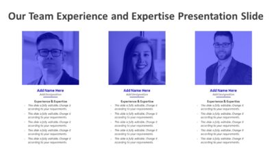 Our Team Experience and Expertise Presentation Slide