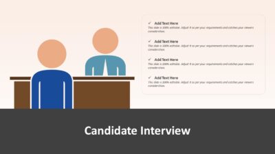 Candidate Interview Icon PowerPoint Template