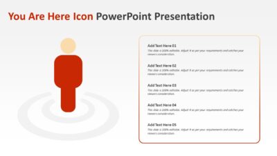You Are Here Icon PowerPoint Presentation