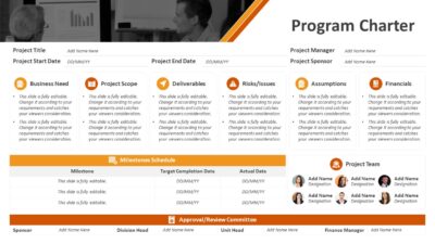 Program Charter Presentation Template