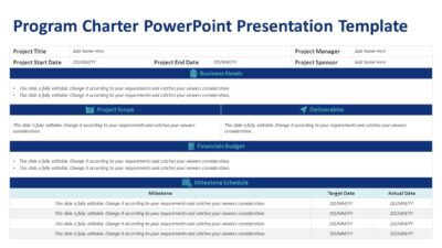 Program Charter PowerPoint Presentation Template