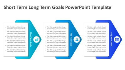 Short Term Long Term Goals PowerPoint Template