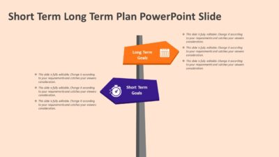 Short Term Long Term Plan PowerPoint Slide