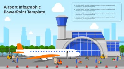 Airport Infographic PowerPoint Template