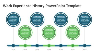 Work Experience History PowerPoint Template