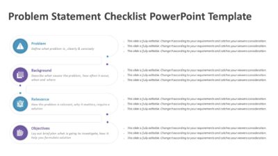 Problem Statement Checklist PowerPoint Template