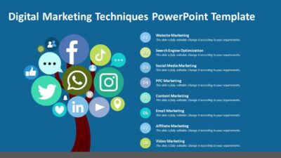 Digital Marketing Techniques PowerPoint Template