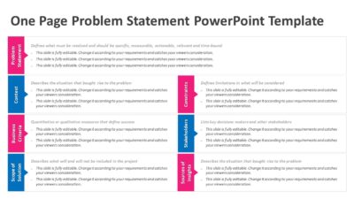 One Page Problem Statement PowerPoint Template