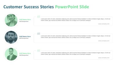Customer Success Stories PowerPoint Slide