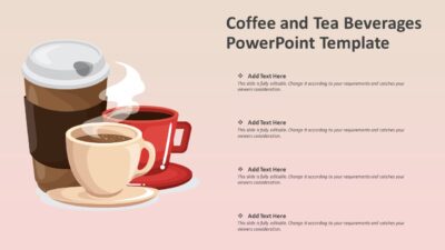 Coffee and Tea Beverages PowerPoint Template