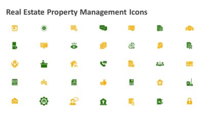Real Estate Property Management Icons PowerPoint Template