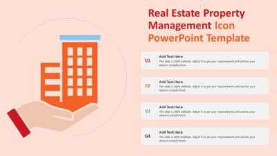 Real Estate Property Management Icon PowerPoint Template