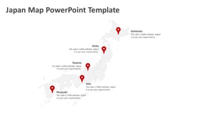 Japan Map PowerPoint Template