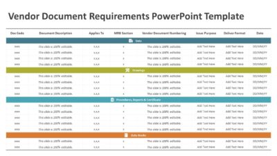 Vendor Document Requirements PowerPoint Template