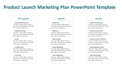 Product Launch Marketing Plan PowerPoint Template