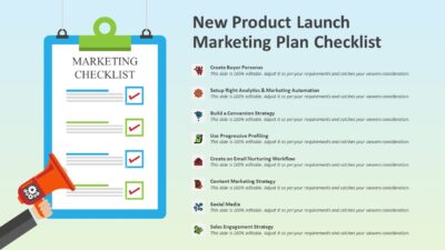 Product Launch Marketing Plan Checklist PowerPoint Template
