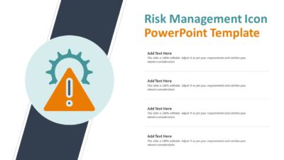 Risk Management Icon PowerPoint Template