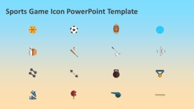Sports Game Icon PowerPoint Template