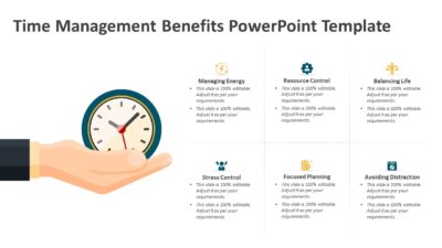 Time Management Benefits PowerPoint Template