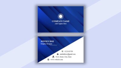 Business Card PPT Template
