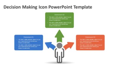 Decision Making Icon PowerPoint Template