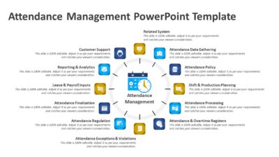 Attendance Management PowerPoint Template