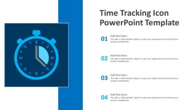 Time Tracking Icon PowerPoint Template