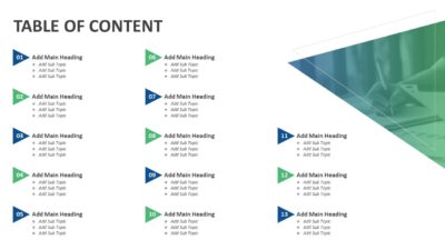 Table of Content PowerPoint Presentation
