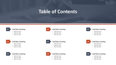 Table of Contents PowerPoint Presentation Design