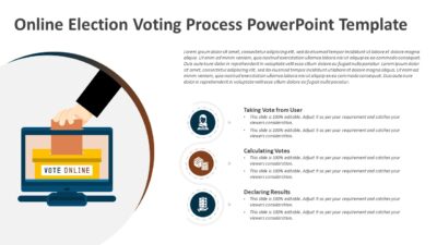Online Election Voting Process PowerPoint Template