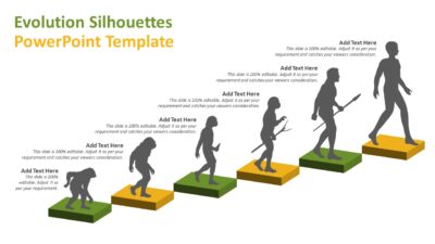 Evolution Silhouettes PowerPoint Template