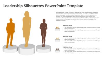 Leadership Silhouettes PowerPoint Template